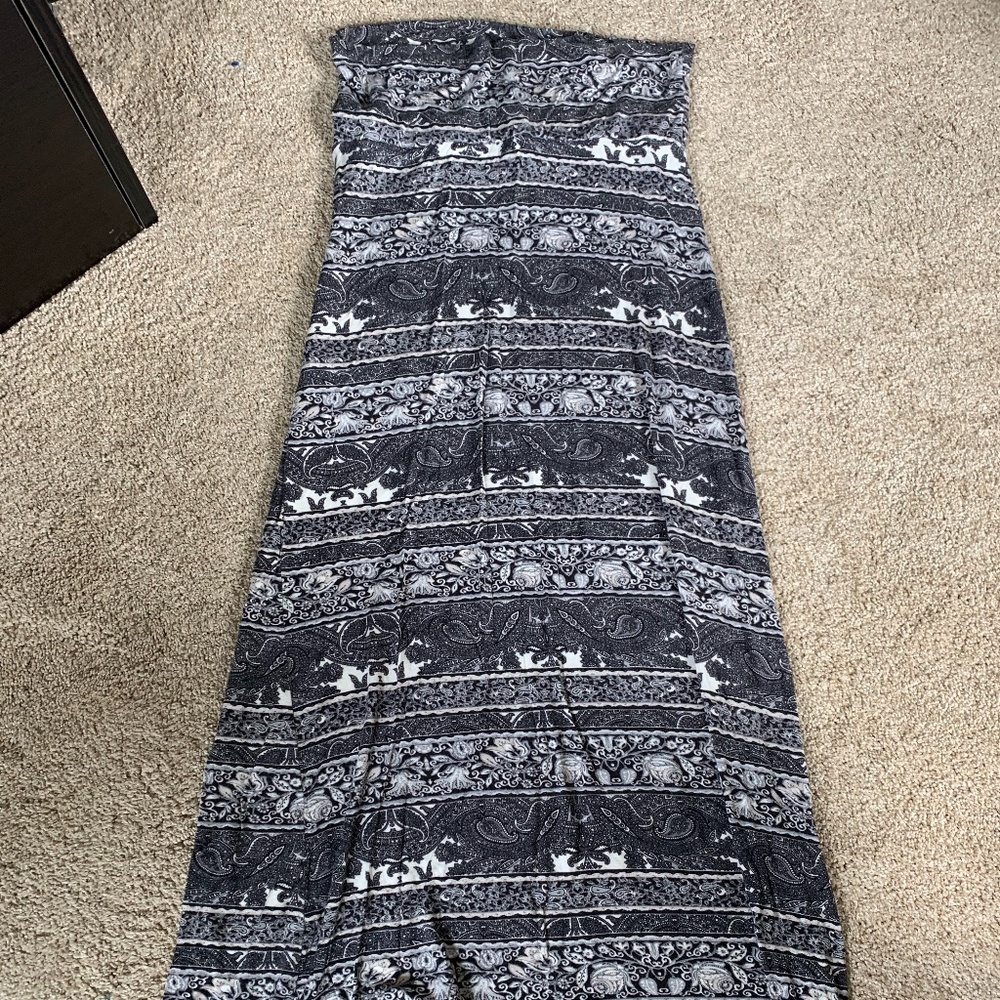 Black & White Maxi Skirt